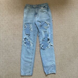 BDG ripped high rise jeans